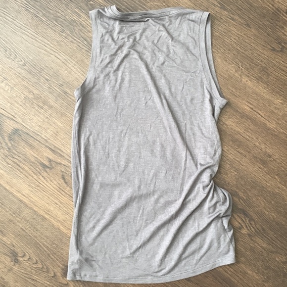 Athleta gray side ruched tank top size XS - Picture 5 of 5